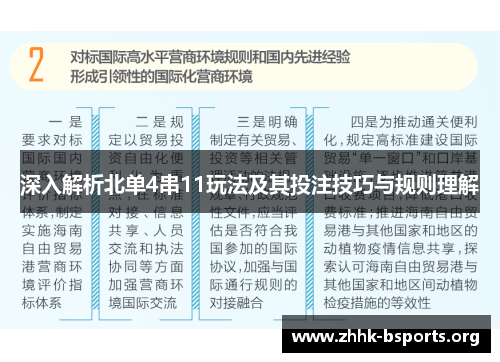 深入解析北单4串11玩法及其投注技巧与规则理解